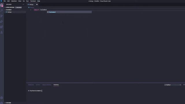 Telegram Bot на Python! Как работает? pyTelegramBotAPI (Эхо-бот) смотреть онлайн