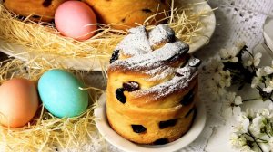 ПРАЗДНИЧНЫЙ  КУЛИЧ КРАФФИН на пшеничной закваске!//FESTIVE KRAFFIN CAKE with wheat sourdough!