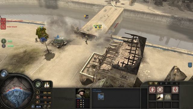 Company Of Heroes PC 4k Walkthrough Part 4, Carentan Counterattack, 3840x2160 смотреть онлайн
