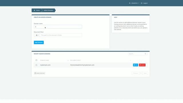 How to Add an Addon Domain in SPanel смотреть онлайн