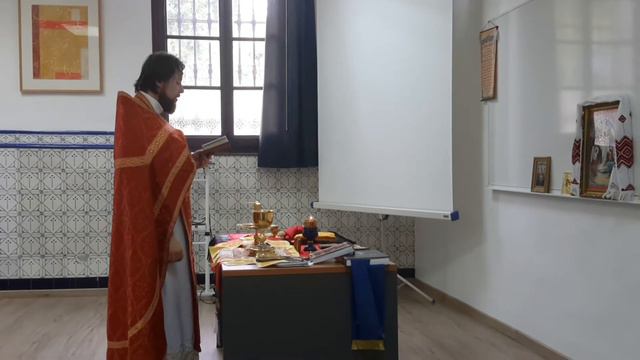 Літургія 4-ї Неділі після Пасхи (Про розслабленого) в м. Валенсія УПЦ КП смотреть онлайн