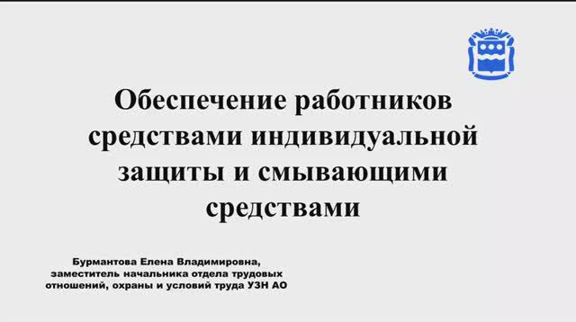 Обеспечение работников средствами индивидуальной защиты и смывающими средствами смотреть онлайн