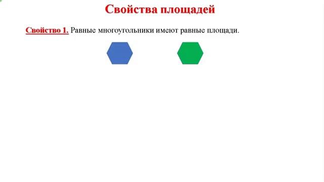 2 Понятие площади многоугольника 8 класс смотреть онлайн
