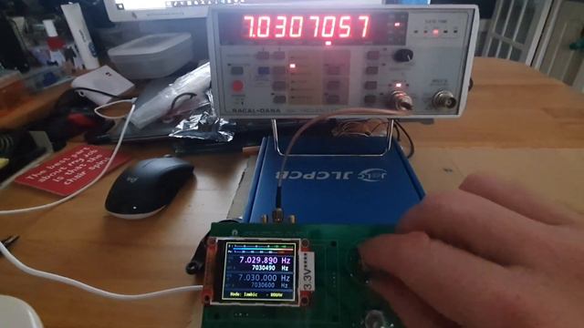 GQRP Sudden Digital VFO Si5351 output смотреть онлайн