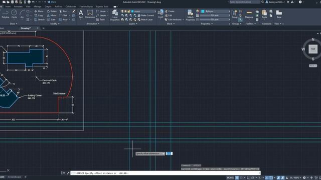AutoCAD 2022 - Basic Floor Plan using Construction Lines смотреть онлайн