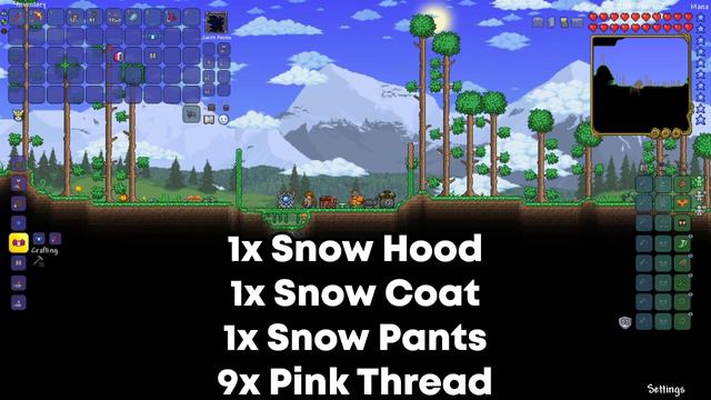 How to Make Pink Snow Armor Set in Terraria (Quick Tutorial) смотреть онлайн