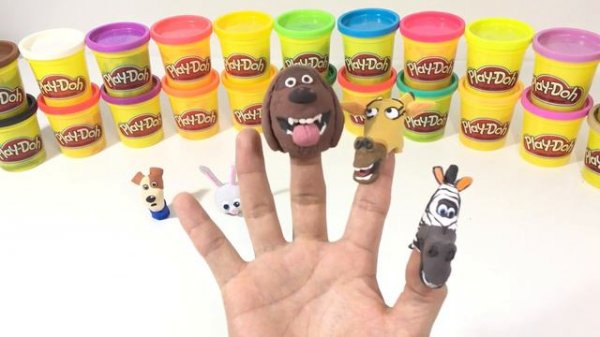 Secret Life of Pets Finger Family Songs collection