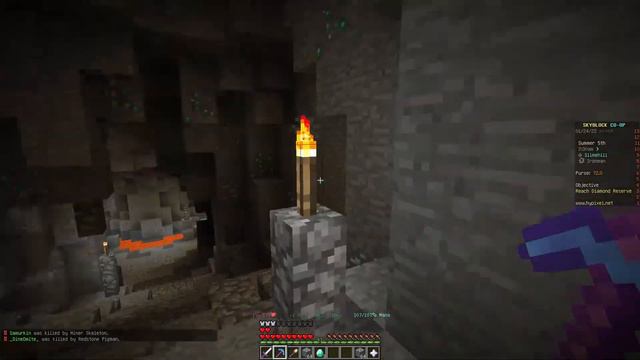 Выживание на скайблоке Hypixel Ironman [Мифрил, я иду #2] смотреть онлайн