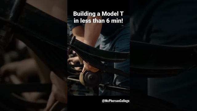 Building a Ford Model T in less than 6 min at the Audrian Concours w/ McPherson College смотреть онлайн