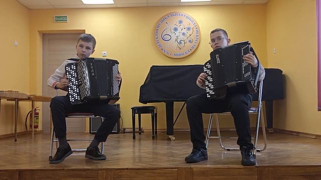 А.Матовицкая "Веселая переменка" #ансамбль#баян #белорусскийкомпозитор смотреть онлайн