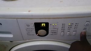 5D error code on a washing machine