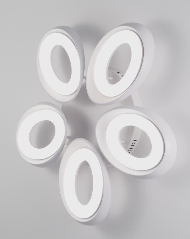 Светодиодная потолочная люстра с пультом Moderli V2881-CL Costa смотреть онлайн