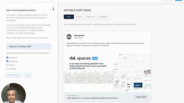 CopyHelper - AI Generated Marketing Copy Ideas for Apps and Products. Powered by GPT-3. смотреть онлайн