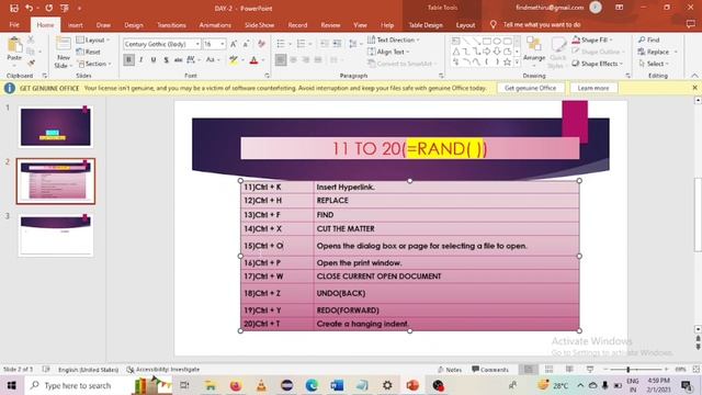11 TO 20 SHORTCUTS TIPS & TRICKS WORD || EXCEL || POWER POINT ||TELUGU смотреть онлайн