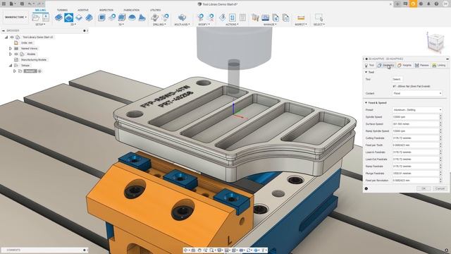 TUTORIAL: Fusion 360 Tool Library Improvements - April 2021 смотреть онлайн