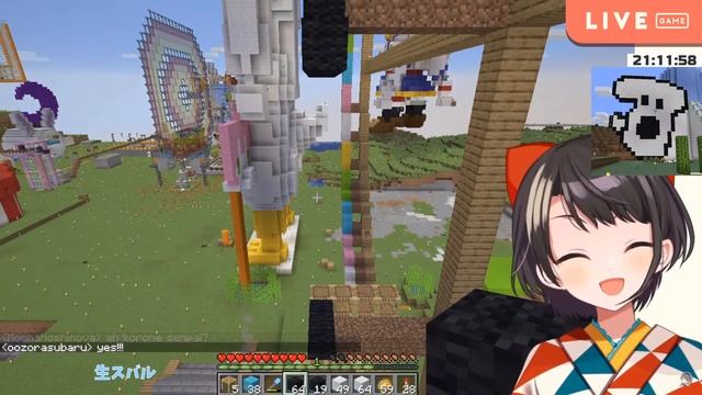 Subaru and Moona Tee Tee Moments [Minecraft] [ENG SUB] смотреть онлайн