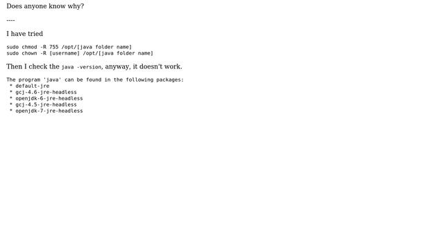 Install jdk6 on ubuntu 12.04, can use it in root user but can't in normal user смотреть онлайн