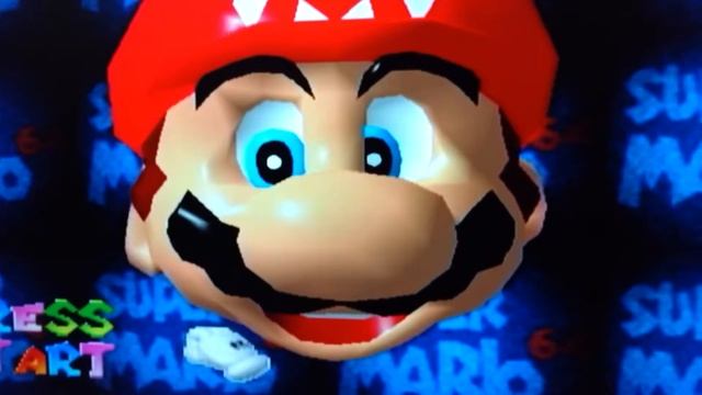 Messing with Mario's face in Super Mario 64 смотреть онлайн