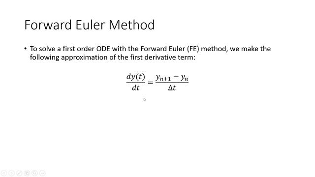 Numerical Analysis - Forward Euler Method смотреть онлайн