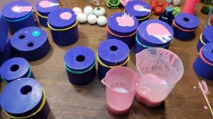 Розовые и бирюзовые цветы из мыла - Мастер-класс по мыловарению - Как сделать мыльные цветы