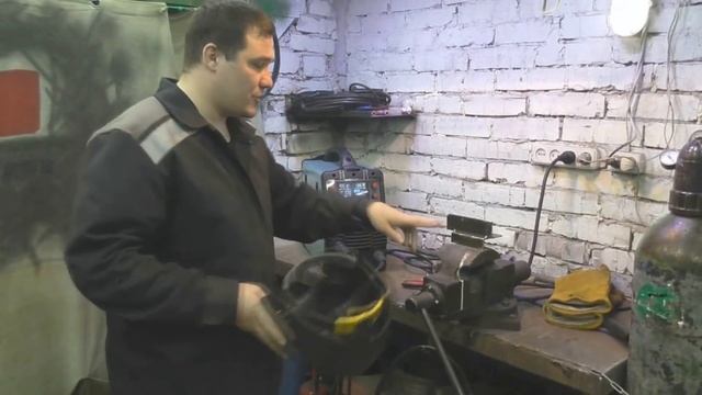 Сварка тест полуавтоматом Grovers Mig 200c
