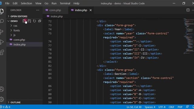Exporting the Table Data to Excel in PHP Tutorial DEMO смотреть онлайн