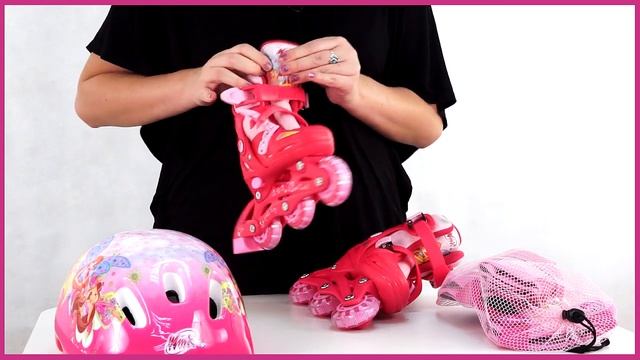 Winx Набор Роликовые коньки, зашита, шлем 170952) смотреть онлайн