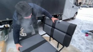 сиденье спальник.кресло трансформер.газель.iveco.hyundai hd78
