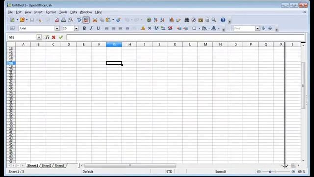OpenOffice CALC Tutorial - How to Split Screen by VscorpianC смотреть онлайн
