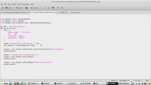 Python learning for Network Engineers | Part 21 |Handle device not reachable exceptions in Netmiko смотреть онлайн