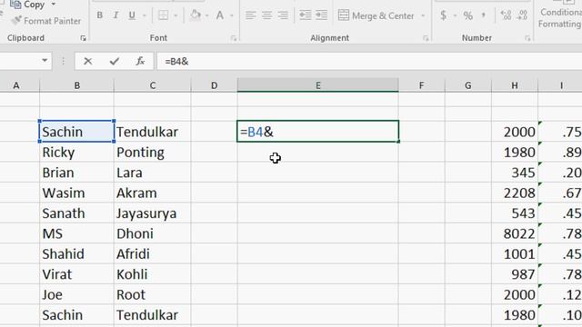MS Excel How to Combine Multiple Cells Text into One Cell (Easy) смотреть онлайн