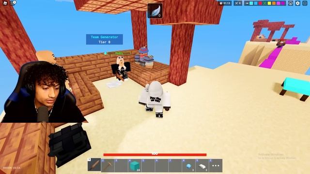 I TROLLED My LITTLE SISTER Using A VOICE CHANGER.. (Roblox Bedwars) смотреть онлайн