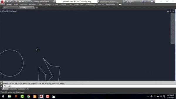 Pan command || Autocad tutorial || use pan command || pan command in autocad || EduAish