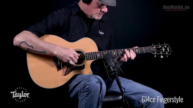 Taylor 614ce V-Class western-gitar смотреть онлайн