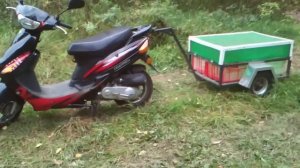 самодельный прицеп для скутера