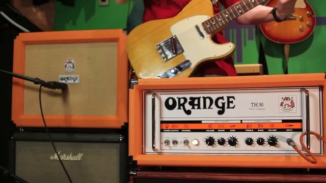 GUITAR TONE - ORANGE TH30 vs OR15 GUITAR AMP смотреть онлайн