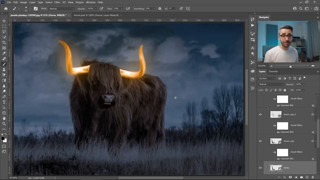 Unlocking the Glow Effect in Photoshop смотреть онлайн