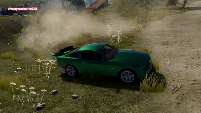 Ford Mustang GT500: Losing Control on the Track! #beamngdrive смотреть онлайн