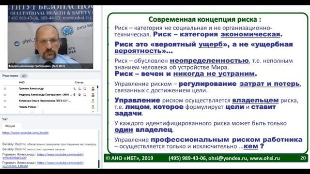 Управление профессиональными рисками