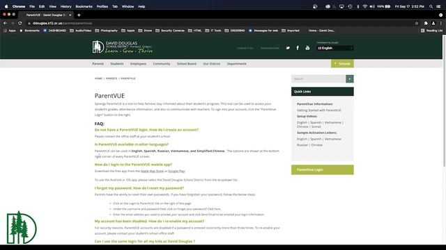 DDSD 如何激活您的 ParentVue 帐户 смотреть онлайн