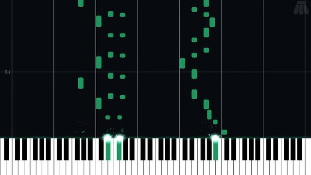 Treasure Trove Cove (The Salty Hippo) - Banjo-Kazooie - Intermediate Piano Tutorial смотреть онлайн