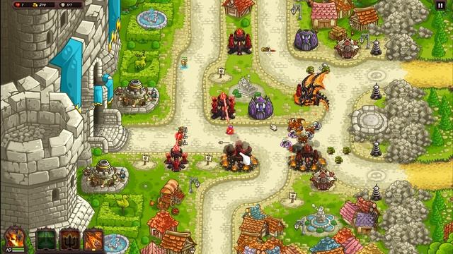 Kingdom Rush Vengeance - 16. Denas's Castle [Iron Challenge] смотреть онлайн