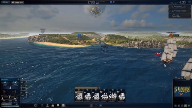 Ultimate Admiral: Age Of Sail | Rule The Waves | Hard Campaign | Episode 1 - Acting Captain