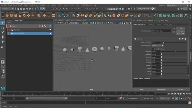 Maya MASH 101 | 4 Distribution With ID