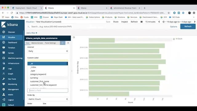 Using the Kibana eCommerce Sample Dataset смотреть онлайн