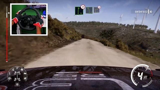 WRC Game Play - Logitech G923 - Portugal Fafe Reverse Racing Track-Citroen C3 R5 PH Sport Car смотреть онлайн