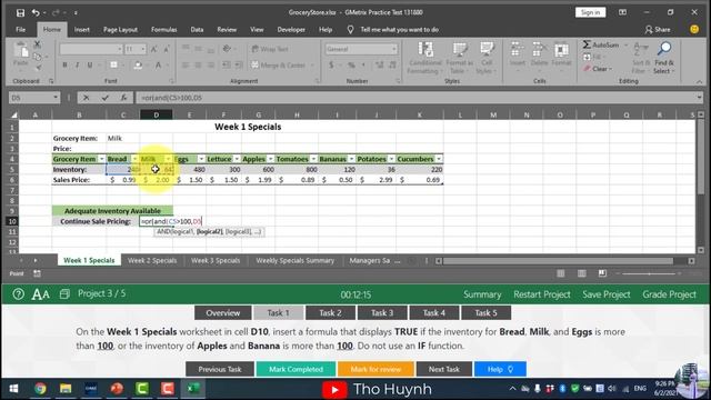 MOS Excel 2016 Expert Practice Exam 3 Training смотреть онлайн