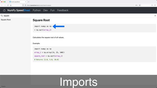 Code Faster - Numpy SpeedSheet Tips and Tricks смотреть онлайн