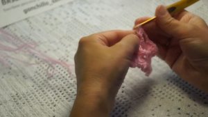 Узор для шали, бактуса -3 "D", вязание крючком,crochet shawl (шаль № 127)