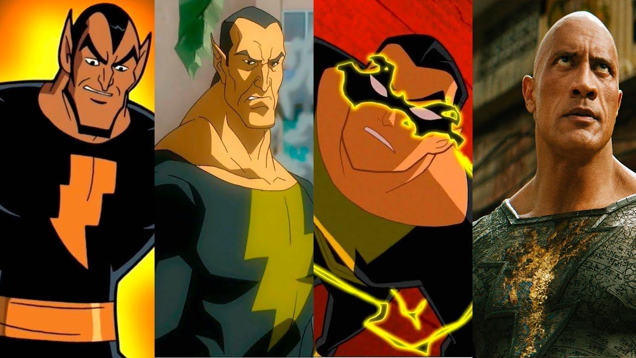 Эволюция Черного Адама в мультфильмах и кино смотреть онлайн